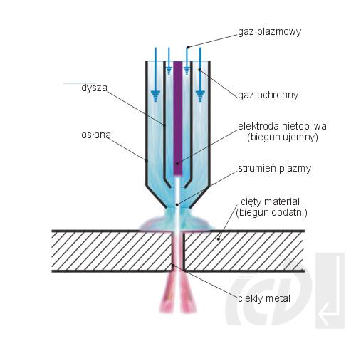 Schemat cicia plazm